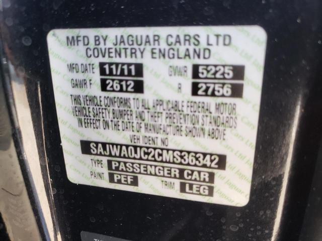 Photo 10 from auction – 2012 JAGUAR XF R with VIN SAJWA0JC2CMS36342