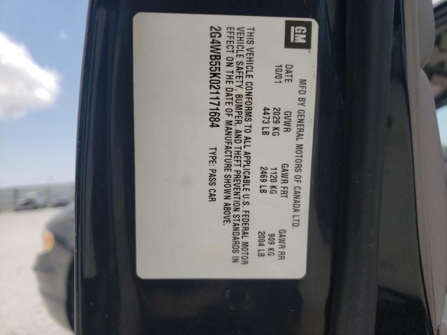Foto 10 de la subasta – 2002 BUICK REGAL LS con VIN 2G4WB55K021171684