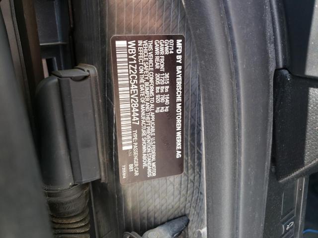 Photo 10 from auction – 2014 BMW I3 BEV with VIN WBY1Z2C54EV284447