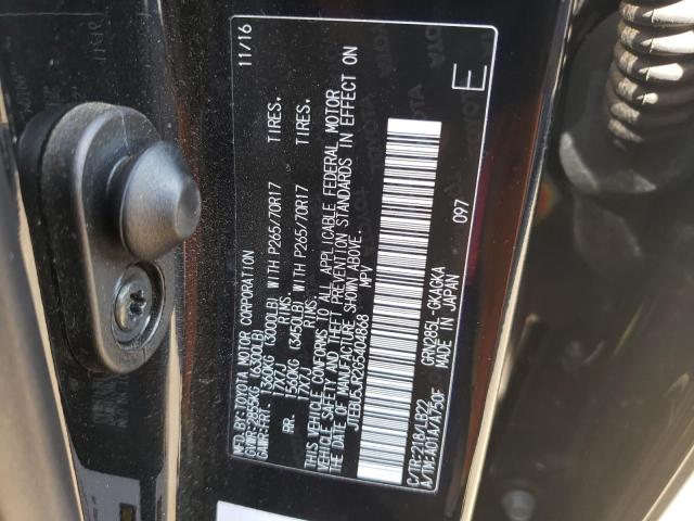Photo 10 from auction – 2016 TOYOTA 4RUNNER SR with VIN JTEBU5JR2G5404868