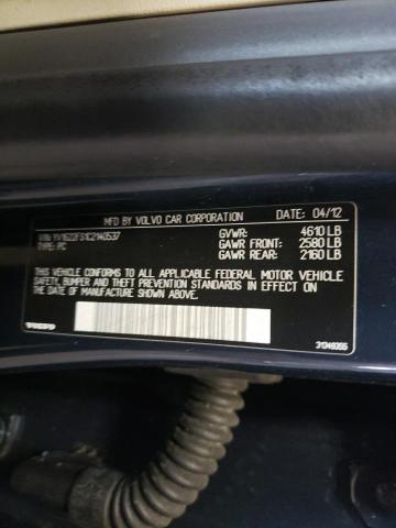 Photo 10 from auction – 2012 VOLVO S60 T5 with VIN YV1622FS1C2140537