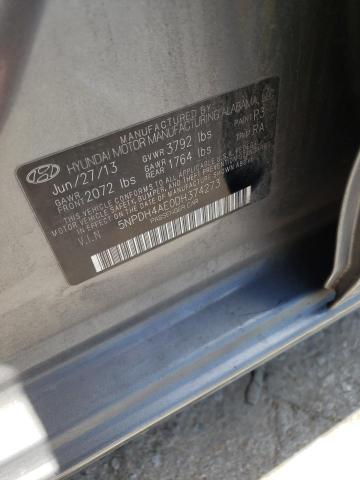 Photo 10 from auction – 2013 HYUNDAI ELANTRA with VIN 5NPDH4AE0DH374273