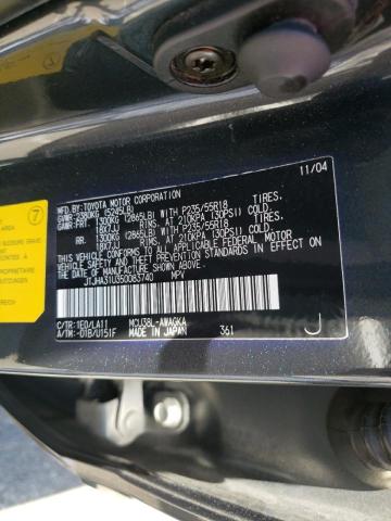 Photo 10 from auction – 2005 LEXUS RX 330 with VIN JTJHA31U350083740