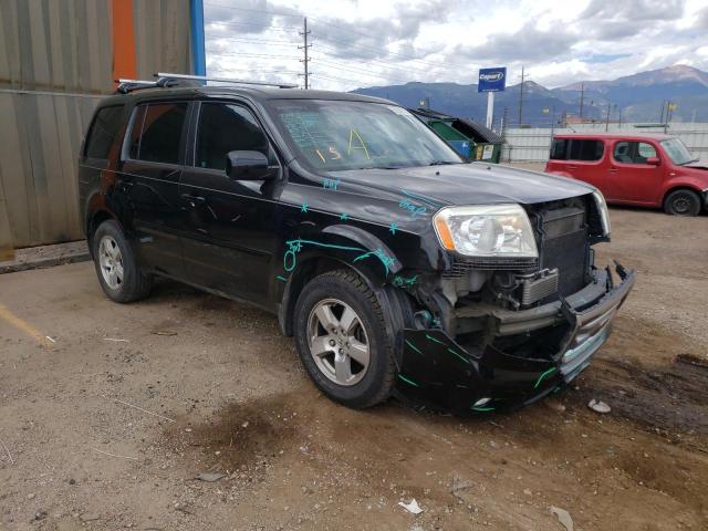 HONDA PILOT EXL 2011 with VIN 5FNYF3H50BB035550 - Photo from auction