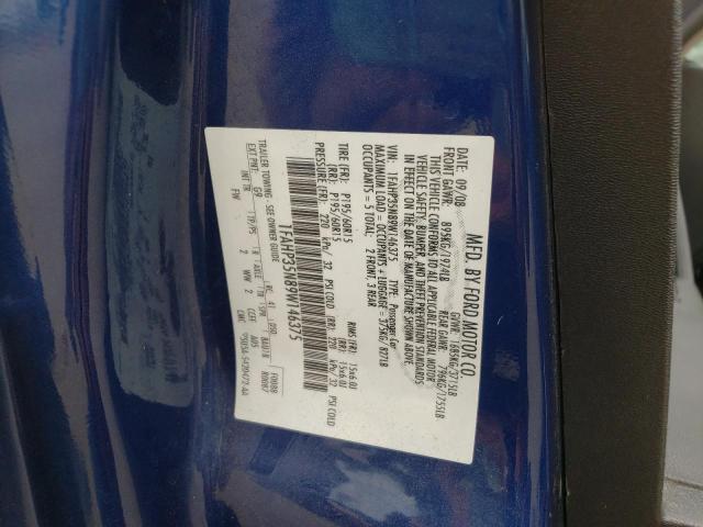 Photo 10 from auction – 2009 FORD FOCUS SE with VIN 1FAHP35N89W146375