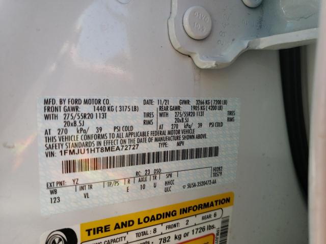 Photo 10 from auction – 2021 FORD EXPEDITION with VIN 1FMJU1HT8MEA72727