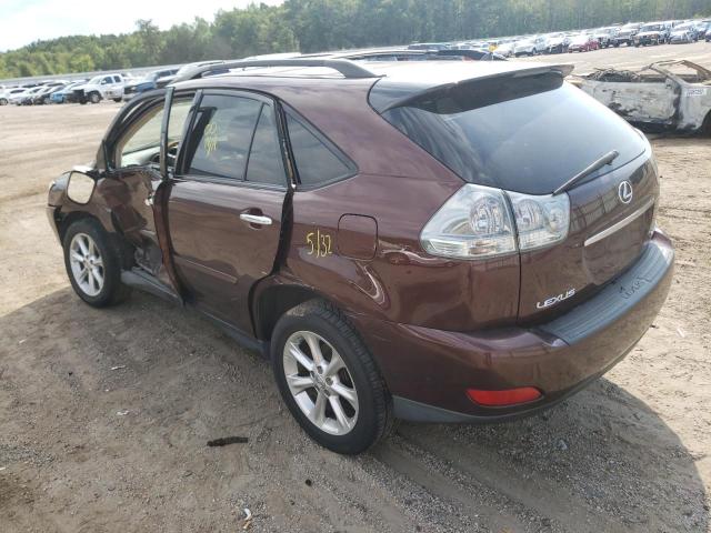 Photo 3 from auction – 2009 LEXUS RX 350 with VIN JTJHK31U292858875