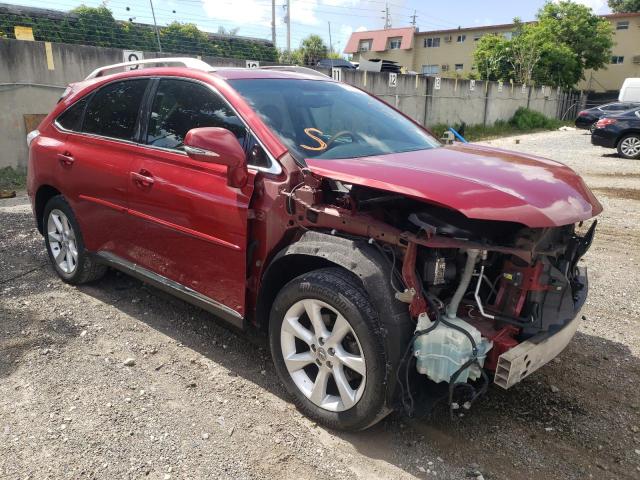 LEXUS RX 350 2010 with VIN 2T2ZK1BA9AC035927 - Photo from auction