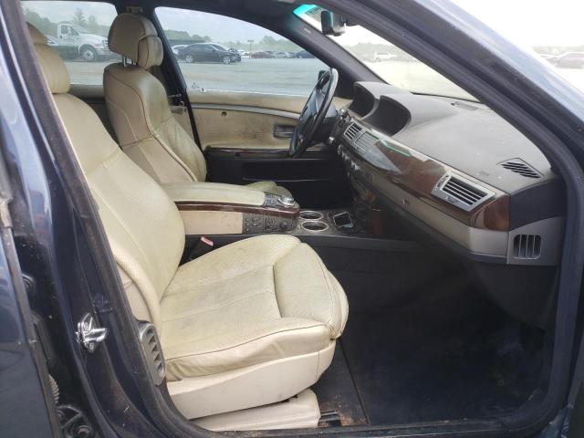 Photo 5 from auction – 2007 BMW 750 with VIN WBAHN83557DT74971