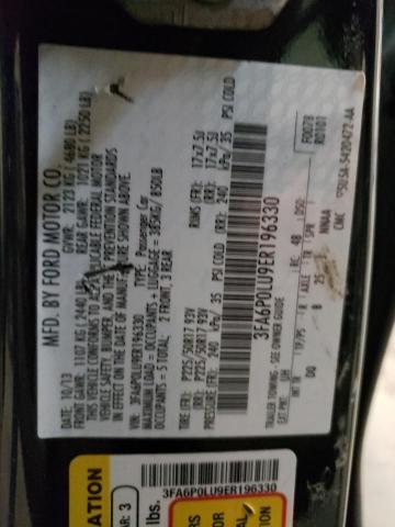 Photo 10 from auction – 2014 FORD FUSION SE with VIN 3FA6P0LU9ER196330