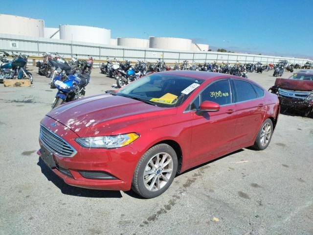 Photo 2 from auction – 2017 FORD FUSION SE with VIN 3FA6P0HD7HR299646