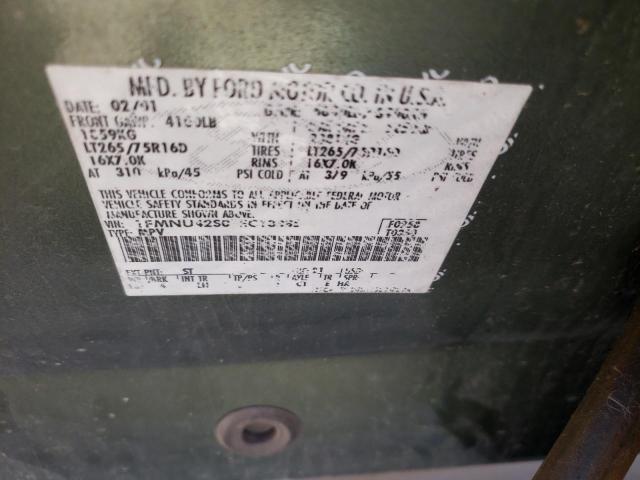 Photo 10 from auction – 2001 FORD EXCURSION with VIN 1FMNU42S01EC13885