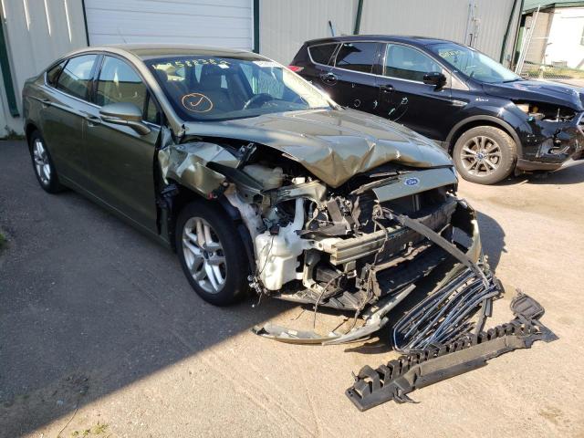 FORD FUSION SE 2013 with VIN 3FA6P0H73DR114335 - Photo from auction