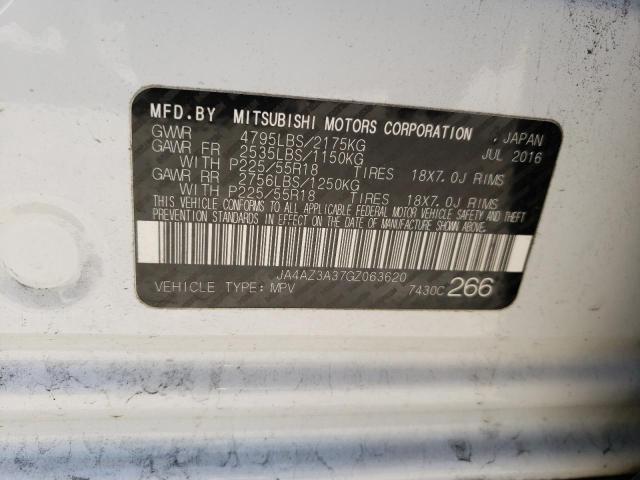 Zdjęcie 10 z aukcji – 2016 MITSUBISHI OUTLANDER z VIN JA4AZ3A37GZ063620