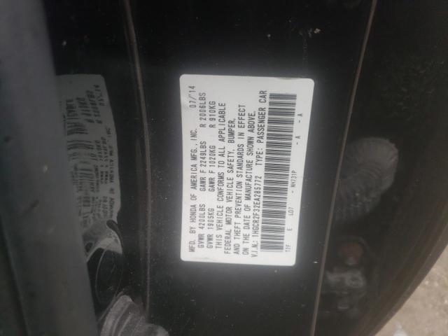 Photo 10 from auction – 2014 HONDA ACCORD LX with VIN 1HGCR2F32EA285772