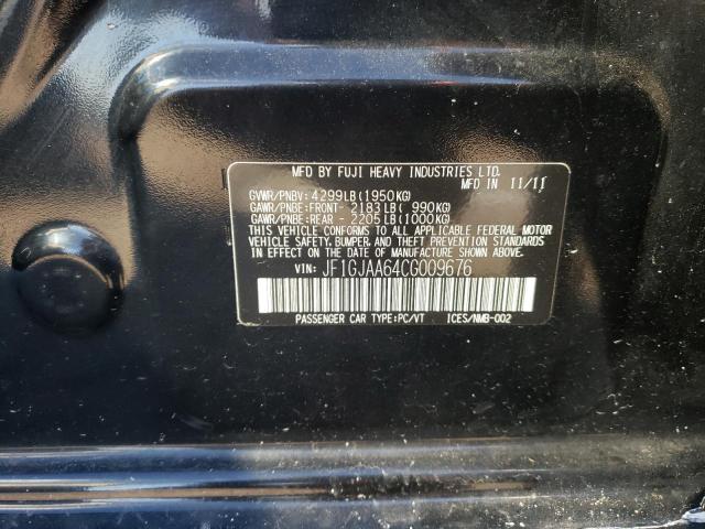 Photo 10 from auction – 2012 SUBARU IMPREZA with VIN JF1GJAA64CG009676