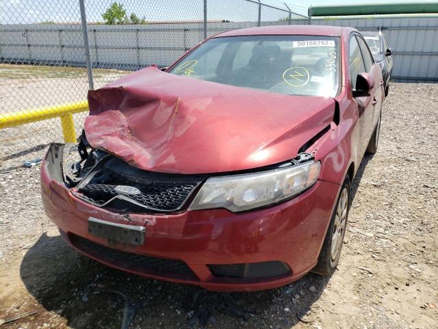 KIA FORTE EX 2011 with VIN KNAFU4A21B5330657 - Photo from auction