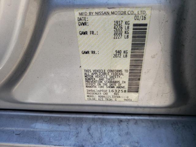 Photo 10 from auction – 2016 NISSAN ALTIMA 2.5 with VIN 1N4AL3AP8GC163258