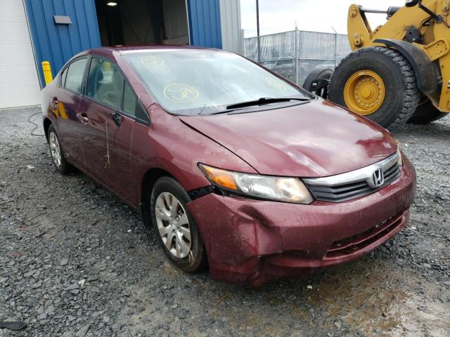 HONDA CIVIC LX 2012 with VIN 2HGFB2F45CH055426 - Photo from auction