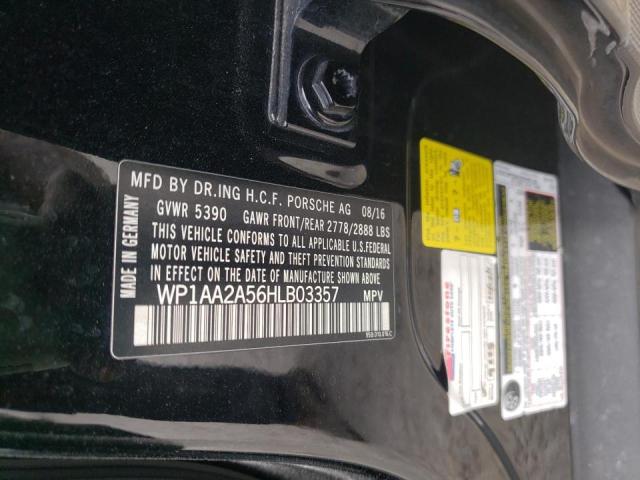 Photo 10 from auction – 2017 PORSCHE MACAN with VIN WP1AA2A56HLB03357