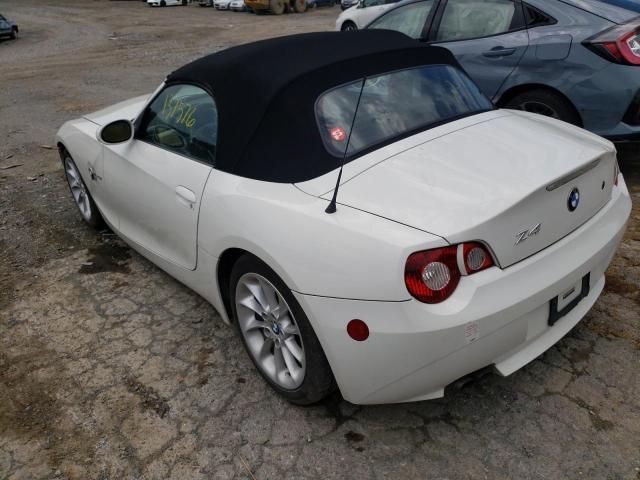 Photo 3 from auction – 2005 BMW Z4 2.5 with VIN 4USBT33545LR70328
