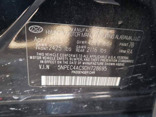 Photo 10 from auction – 2013 HYUNDAI SONATA SE with VIN 5NPEC4AC9DH728695