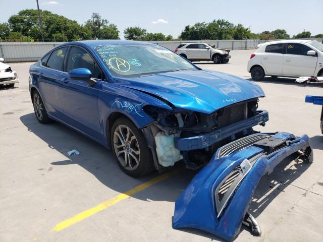 FORD FUSION S 2017 with VIN 3FA6P0G74HR349785 - Photo from auction