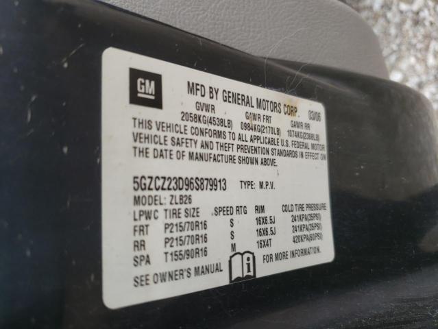 Photo 10 from auction – 2006 SATURN VUE with VIN 5GZCZ23D96S879913