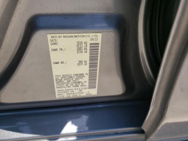 Photo 10 from auction – 2015 NISSAN ALTIMA 2.5 with VIN 1N4AL3APXFC421200