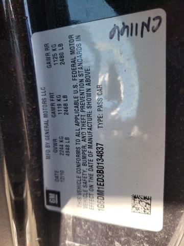 Photo 10 from auction – 2011 CADILLAC CTS PERFOR with VIN 1G6DM1ED3B0134837