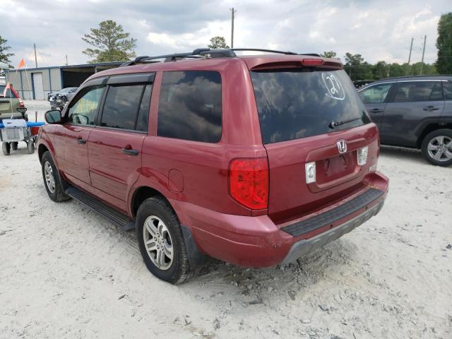 Photo 3 from auction – 2004 HONDA PILOT EXL with VIN 2HKYF185X4H578302