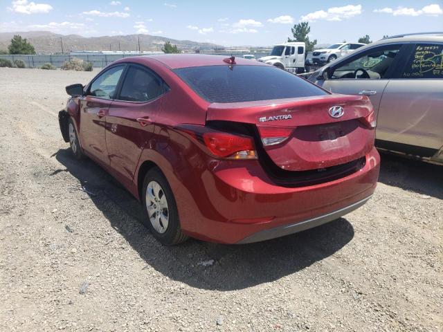 Photo 3 from auction – 2016 HYUNDAI ELANTRA SE with VIN 5NPDH4AEXGH724061