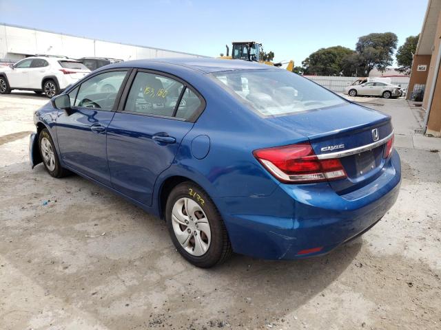 Photo 3 from auction – 2014 HONDA CIVIC LX with VIN 19XFB2F54EE273461