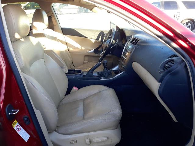 Photo 5 from auction – 2008 LEXUS IS 250 with VIN JTHBK262882067547