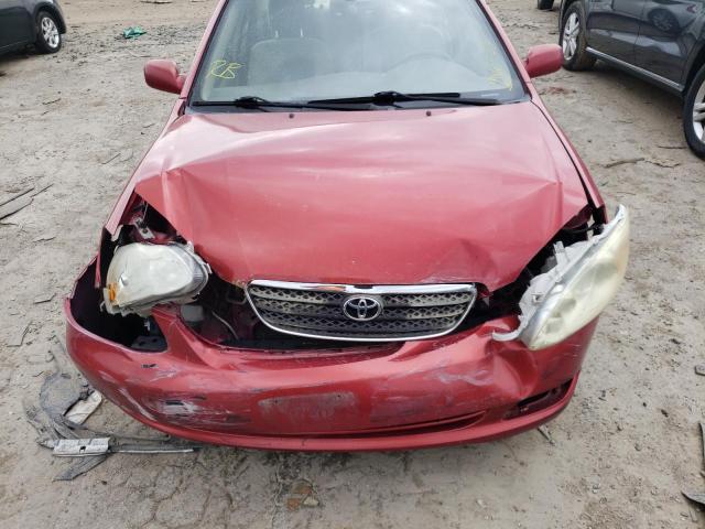 Photo 9 from auction – 2007 TOYOTA COROLLA with VIN JTDBR32E570117754