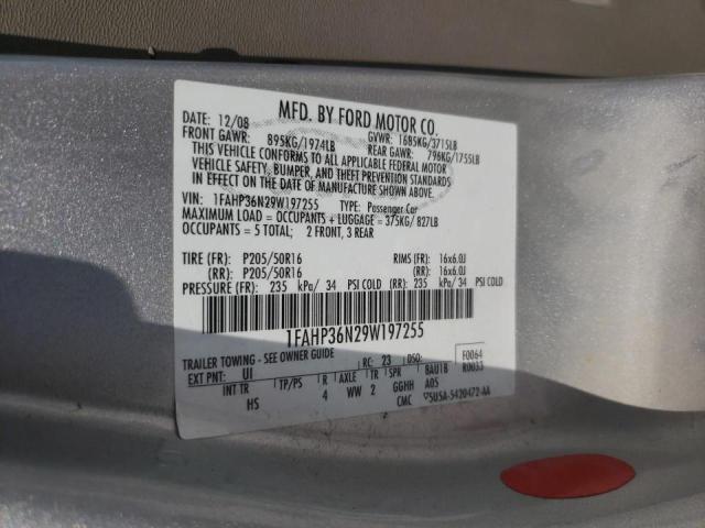 Photo 10 from auction – 2009 FORD FOCUS with VIN 1FAHP36N29W197255