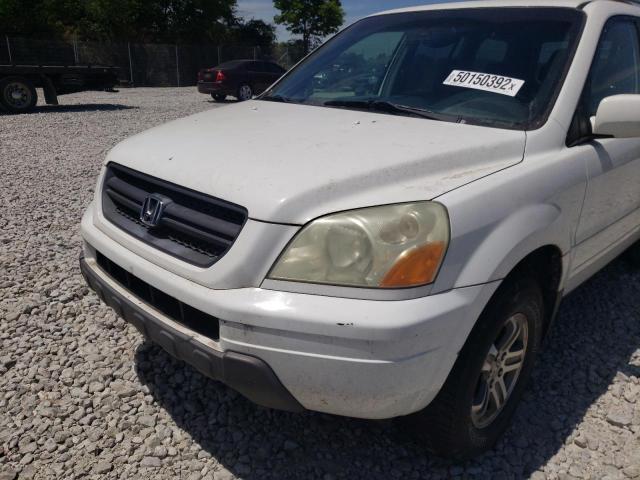 Photo 9 from auction – 2003 HONDA PILOT EXL with VIN 2HKYF18643H519981