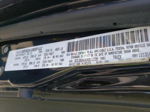 Photo 10 from auction – 2013 RAM 1500 ST with VIN 3C6JR6AG0DG511239
