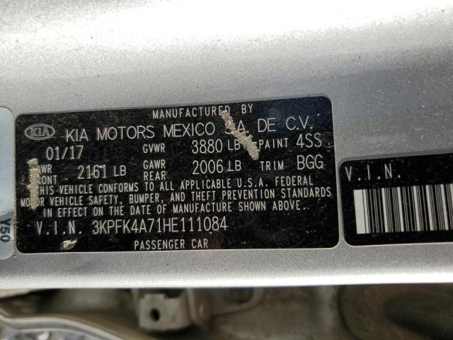 Photo 10 from auction – 2017 KIA FORTE LX with VIN 3KPFK4A71HE111084