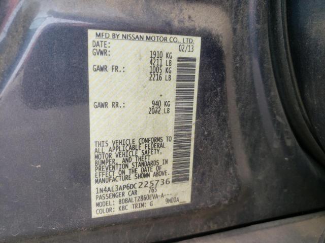 Photo 10 from auction – 2013 NISSAN ALTIMA 2.5 with VIN 1N4AL3AP6DC225736