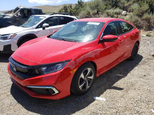 Photo 2 from auction – 2019 HONDA CIVIC LX with VIN 2HGFC2F61KH550638