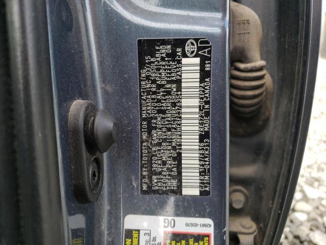 Photo 10 from auction – 2015 TOYOTA COROLLA EC with VIN 2T1BPRHE6FC376354