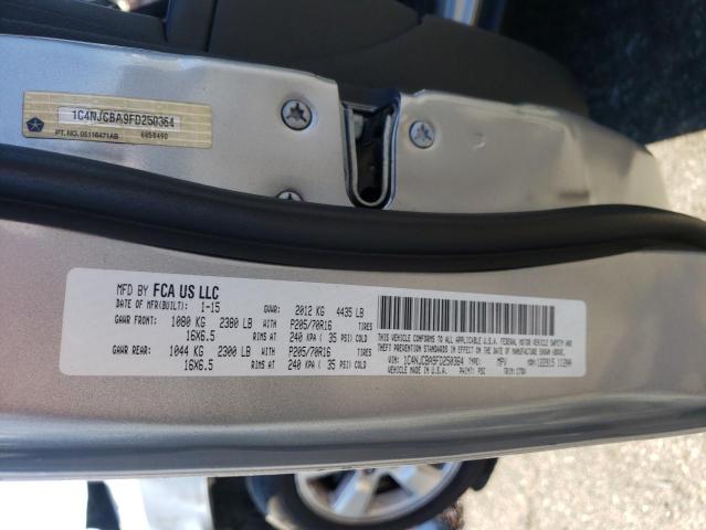 Photo 10 from auction – 2015 JEEP COMPASS SP with VIN 1C4NJCBA9FD250364