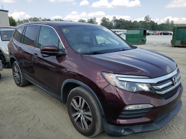 HONDA PILOT EXL 2017 with VIN 5FNYF5H8XHB017720 - Photo from auction
