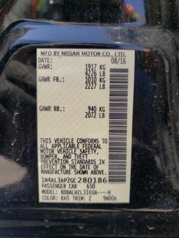 Photo 10 from auction – 2016 NISSAN ALTIMA 2.5 with VIN 1N4AL3AP2GC280186