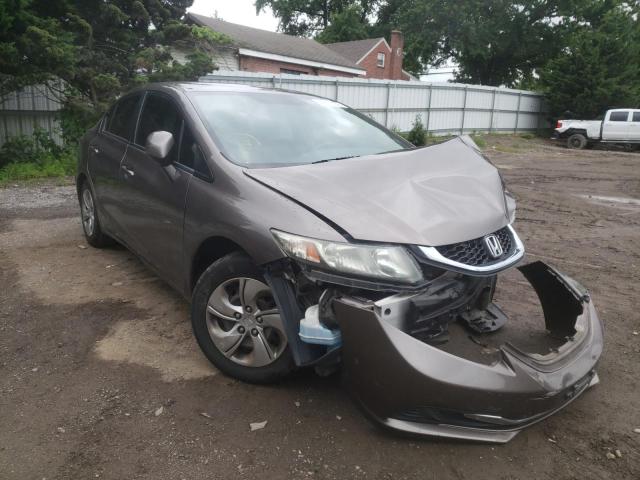 HONDA CIVIC LX 2013 with VIN 19XFB2F56DE289580 - Photo from auction