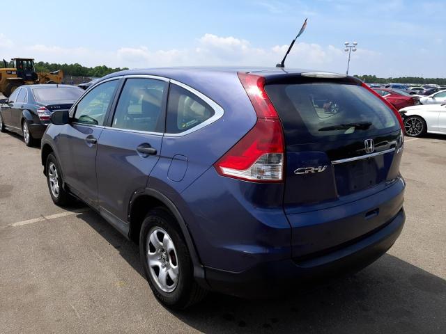 Photo 3 from auction – 2013 HONDA CR-V LX with VIN 2HKRM4H33DH692815