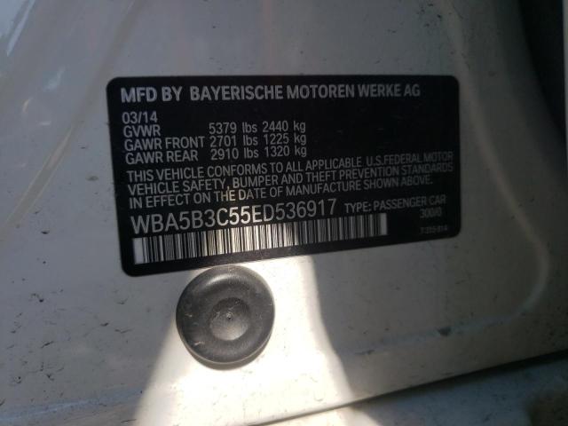 Photo 10 from auction – 2014 BMW 535 XI with VIN WBA5B3C55ED536917