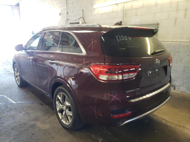 Photo 3 from auction – 2017 KIA SORENTO SX with VIN 5XYPKDA50HG310312