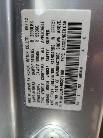 Photo 10 from auction – 2013 ACURA TSX TECH with VIN JH4CU2F64DC001180